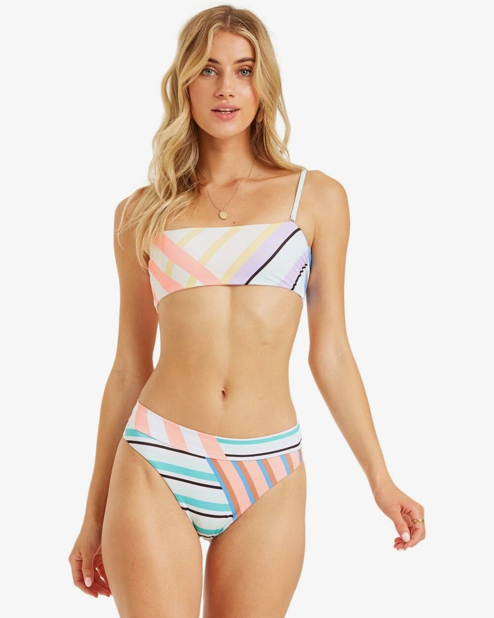 Copied - Billabong Break A Dawn Tube Top Bikini Top Geo Print